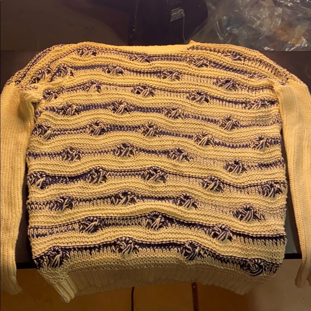 Oversized knit sweater